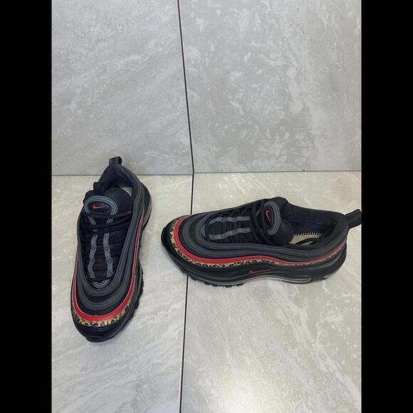 Nike Air Max 97 Leopard Pack Black Size 6.5 - Picture 2 of 6